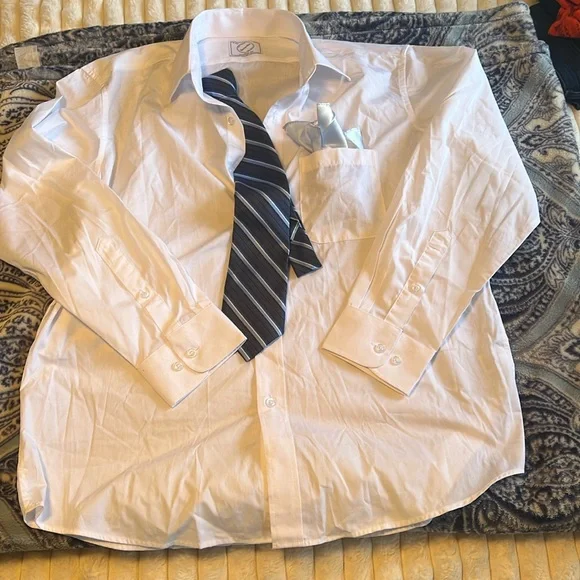 bespoke classic fit dress shirt BESPOKE - Mens BLUE Short Sleeve Dress Shirt - Modern Fit - 202120 main image 1